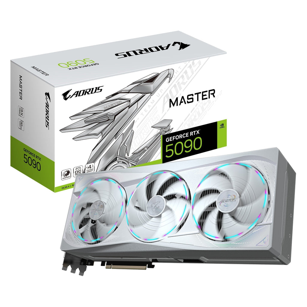 GIGABYTE AORUS RTX 5090 MASTER ICE 32GB GDDR7 Graphics Card