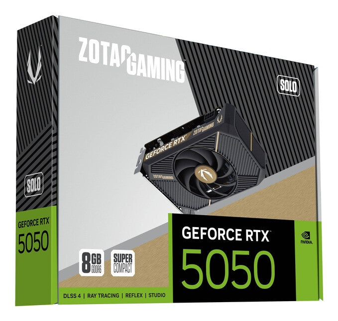 Zotac GAMING GeForce RTX 5050 SOLO NVIDIA 8 GB GDDR6